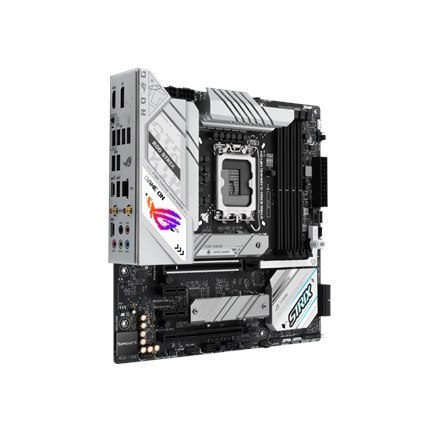 Asus ROG STRIX B760-G GAMING WIFI D4 Rodzina procesorów Intel, Gniazdo procesora LGA1700, DDR4 DIMM, Gniazda pamięci 4, Obsługiw Asus ROG STRIX B760-G GAMING WIFI D4 Rodzina procesorów Intel, Gniazdo procesora LGA1700, DDR4 DIMM, Gniazda pamięci 4, Obsługiw