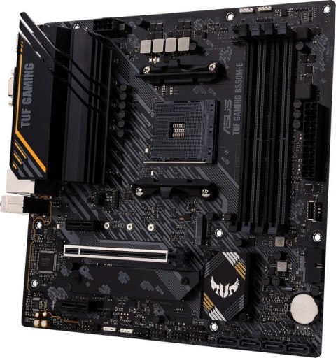 Asus TUF GAMING B550M-E Processor family AMD, Processor socket AM4, DDR4 DIMM, Memory slots 4, Supported hard disk drive interfa Asus TUF GAMING B550M-E Processor family AMD, Processor socket AM4, DDR4 DIMM, Memory slots 4, Supported hard disk drive interfa