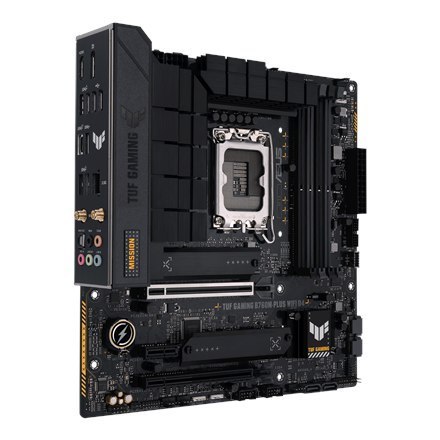 Asus TUF GAMING B760M-PLUS Rodzina procesorów WIFI D4 Intel, Gniazdo procesora LGA1700, DDR4 DIMM, Gniazda pamięci 4, Obsługiwan Asus TUF GAMING B760M-PLUS Rodzina procesorów WIFI D4 Intel, Gniazdo procesora LGA1700, DDR4 DIMM, Gniazda pamięci 4, Obsługiwan