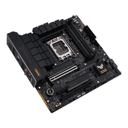 Asus TUF GAMING B760M-PLUS Rodzina procesorów WIFI D4 Intel, Gniazdo procesora LGA1700, DDR4 DIMM, Gniazda pamięci 4, Obsługiwan Asus TUF GAMING B760M-PLUS Rodzina procesorów WIFI D4 Intel, Gniazdo procesora LGA1700, DDR4 DIMM, Gniazda pamięci 4, Obsługiwan