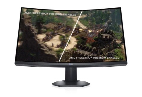 Dell LCD Curved Gaming Monitor S2722DGM 27 ", VA, QHD, 2560 x 1440, 16:9, 1 ms, 350 cd/m?, Black, HDMI ports quantity 2, 165 Hz