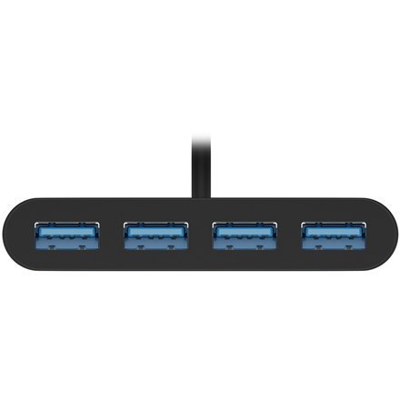 Goobay 4-portowy wieloportowy adapter USB-C 61073 Czarny, USB-A, Typ-C Goobay 4-portowy wieloportowy adapter USB-C 61073 Czarny, USB-A, Typ-C