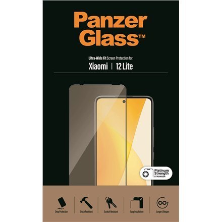Osłona ekranu PanzerGlass, Xiaomi, 12 Lite, przyjazna dla etui Osłona ekranu PanzerGlass, Xiaomi, 12 Lite, przyjazna dla etui