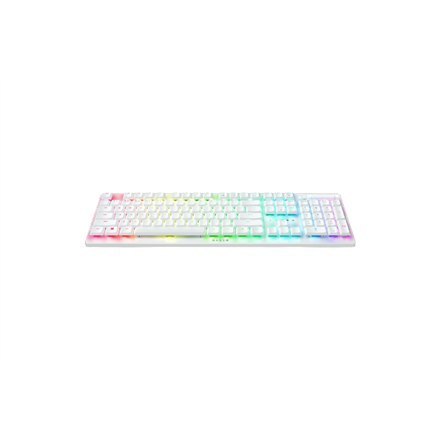 Razer Optical Gaming Keyboard Deathstalker V2 Pro RGB LED light, US, Wireless, White, Purple Switch Razer Optical Gaming Keyboard Deathstalker V2 Pro RGB LED light, US, Wireless, White, Purple Switch