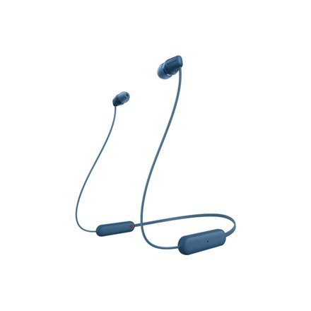 Sony WI-C100 Wireless In-Ear Headphones, Blue Sony WI-C100 Wireless In-Ear Headphones, Blue