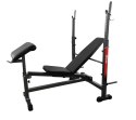 WNQ 518GA 5-Ways Weight Lifting Bench, Multi Function: training leg, chest, arm, abdomen together, Black