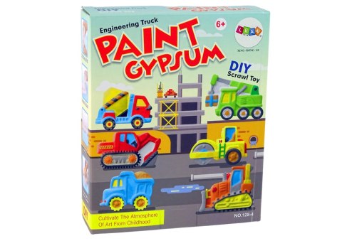 Zestaw DIY Odlewy Gipsowe Malowanie Farby Pojazdy Budowlane Zestaw DIY Odlewy Gipsowe Malowanie Farby Pojazdy Budowlane