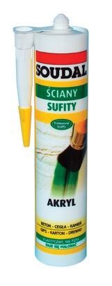 AKRYL SOUDAL 280ML BRĄZOWY AKRYL SOUDAL 280ML BRĄZOWY