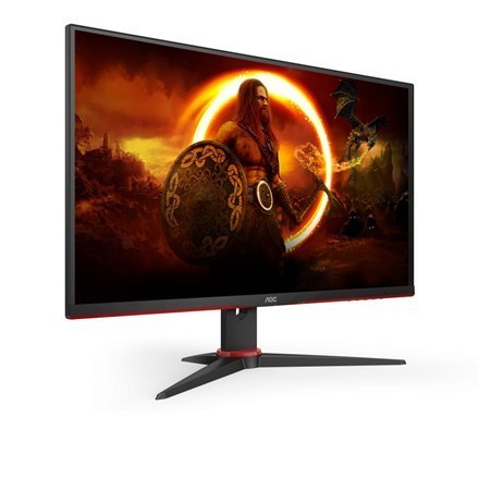 AOC Monitor Q27G2E/BK 27 ", VA, QHD, 2560 x 1440, 16:9, 1 ms, 250 cd/m², Black/Red, 155 Hz, ilość portów HDMI 2 szt. AOC Monitor Q27G2E/BK 27 ", VA, QHD, 2560 x 1440, 16:9, 1 ms, 250 cd/m², Black/Red, 155 Hz, ilość portów HDMI 2 szt.