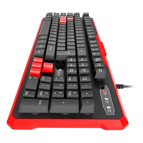 Genesis Silicone Keyboard RHOD 110 Standard, RU, Wired, Black/Red Genesis Silicone Keyboard RHOD 110 Standard, RU, Wired, Black/Red