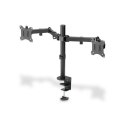 Digitus Uchwyt zaciskowy do dwóch monitorów DA-90400 15-32", Maksymalna waga (pojemność) 8 kg, Czarny