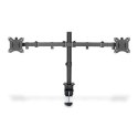 Digitus Uchwyt zaciskowy do dwóch monitorów DA-90400 15-32", Maksymalna waga (pojemność) 8 kg, Czarny
