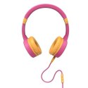 Energy Sistem Lol&Roll Pop Słuchawki dla dzieci różowe (Music Share, odłączany kabel, ograniczenie głośności 85 dB, mikrofon) En