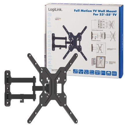 Logilink BP0016 TV Wall mount, 23"-55", tilt +15?-15?,swievel +-90?, 395mm