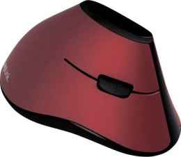 Logilink Ergonomiczna mysz pionowa ID0159 bezprzewodowa, czerwona