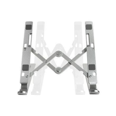 Logilink Podstawka pod notebooka, składana AA0134 Srebrna, 10-16 "