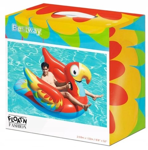 Dmuchany Materac Papuga 230 cm x 180 cm Bestway 41127 Dmuchany Materac Papuga 230 cm x 180 cm Bestway 41127