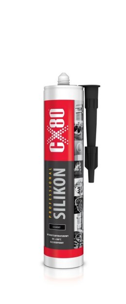 SILIKON PROFESIONAL 310ML CZARNY