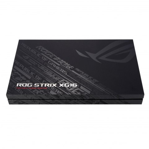 Asus Portable Gaming Monitor ROG Strix XG16AHP 15.6 ", IPS, FHD, 1920 x 1080 pixels, 16:9, 3 ms, 300 cd/m?, Black, DisplayPorts Asus Portable Gaming Monitor ROG Strix XG16AHP 15.6 ", IPS, FHD, 1920 x 1080 pixels, 16:9, 3 ms, 300 cd/m?, Black, DisplayPorts