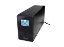 EnerGenie UPS z USB i wyświetlaczem LCD, czarny 850 VA, 510 W, 220 V