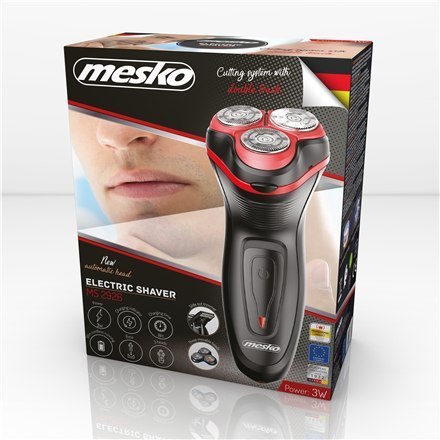 Mesko Electric Shaver MS 2926 Charging time 8 h, NiMH, Number of shaver heads/blades 3, Black, Cordless Mesko Electric Shaver MS 2926 Charging time 8 h, NiMH, Number of shaver heads/blades 3, Black, Cordless