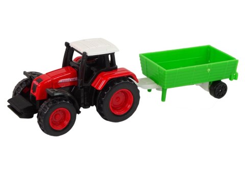 Zestaw Farma Traktor Przyczepa Krowa 1:64 Zestaw Farma Traktor Przyczepa Krowa 1:64