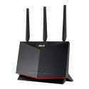 Asus Dual Band WiFi 6 Gaming Router RT-AX86U Pro 802.11ax, 10/100/1000 Mbit/s, porty Ethernet LAN (RJ-45) 5, typ anteny 3xzewnęt