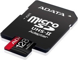 ADATA AUSDX128GUI3V30SHA2-RA1 Karta pamięci 128 GB, MicroSDXC, pamięć flash klasy 10, adapter, 80 MB/s, 100 MB/s