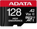 ADATA AUSDX128GUI3V30SHA2-RA1 Karta pamięci 128 GB, MicroSDXC, pamięć flash klasy 10, adapter, 80 MB/s, 100 MB/s