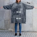 Bluzair Bluza Koc Hoodie Oversize Polska Miętowy