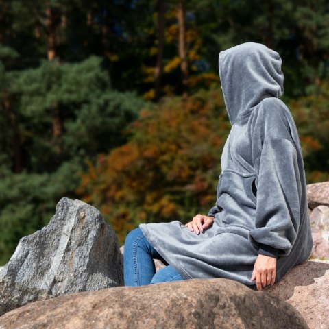 Bluzair Bluza Koc Hoodie Oversize Polska Miętowy Bluzair Bluza Koc Hoodie Oversize Polska Miętowy
