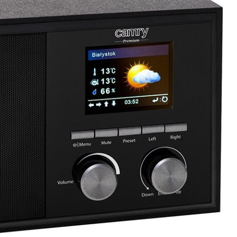 Camry Internet radio CR 1180 Display LCD, AUX in, Black, Alarm function Camry Internet radio CR 1180 Display LCD, AUX in, Black, Alarm function