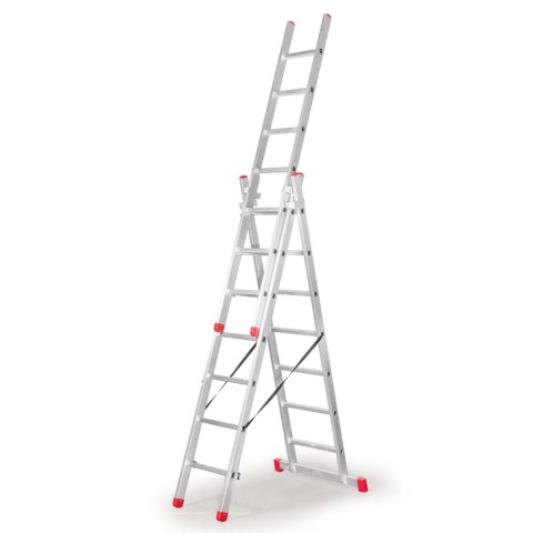DRABINA TRZYELEMENTOWA 3X7 SZCZEBLI AK225.3 DRABINA TRZYELEMENTOWA 3X7 SZCZEBLI AK225.3