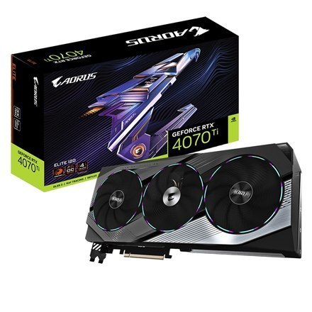 Gigabyte GV-N407TAORUS E-12GD 1.0 NVIDIA, 12 GB, GeForce RTX 4070 Ti, GDDR6X, PCI-E 4.0, Ilość portów HDMI 1, Taktowanie pamięci Gigabyte GV-N407TAORUS E-12GD 1.0 NVIDIA, 12 GB, GeForce RTX 4070 Ti, GDDR6X, PCI-E 4.0, Ilość portów HDMI 1, Taktowanie pamięci