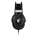 Gigabyte Gaming Headset AORUS H5 3,5 mm, czarny, wbudowany mikrofon