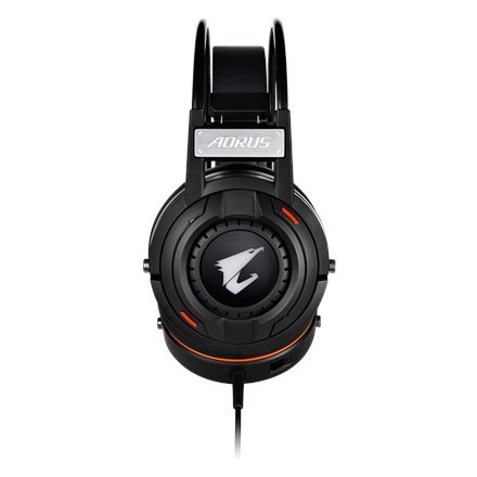 Gigabyte Gaming Headset AORUS H5 3,5 mm, czarny, wbudowany mikrofon Gigabyte Gaming Headset AORUS H5 3,5 mm, czarny, wbudowany mikrofon