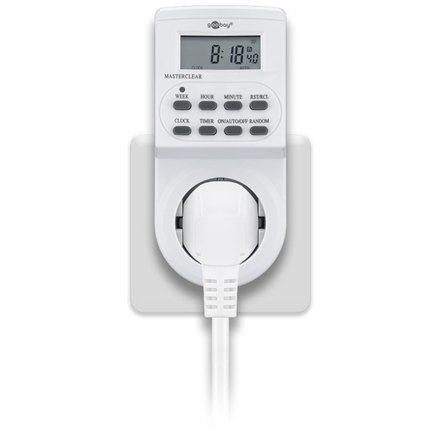 Goobay Digital timer set of 2 	55543 White