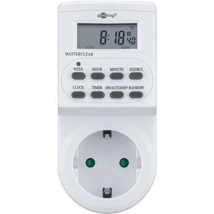 Goobay Digital timer set of 2 	55543 White