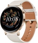 Huawei GT 3 (42 mm) 1.32?, Smart watch, GPS (satellite), AMOLED, Touchscreen, Heart rate monitor, Waterproof, Bluetooth, White L