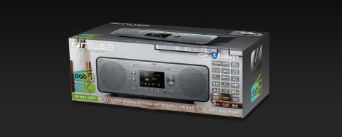 Muse Radio M-885 DBT USB port, FM radio, Grey, CD player, Bluetooth, 80 W Muse Radio M-885 DBT USB port, FM radio, Grey, CD player, Bluetooth, 80 W