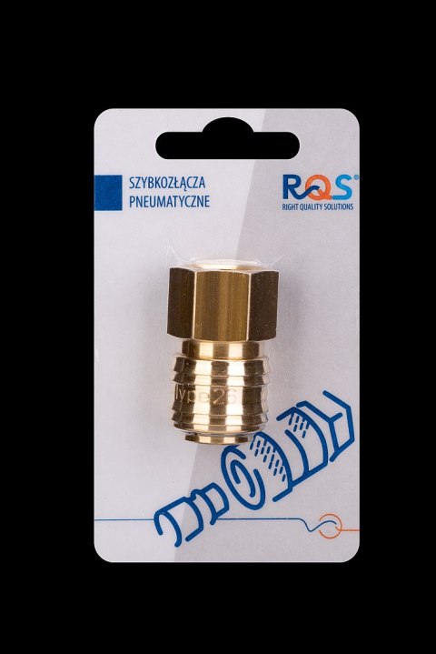 SZYBKOZŁĄCZE TYP 26 1/2'' GWINT WEWNĘTRZNY RQS SZYBKOZŁĄCZE TYP 26 1/2'' GWINT WEWNĘTRZNY RQS