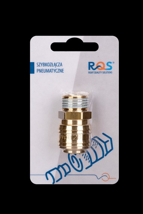 SZYBKOZŁĄCZE TYP 26 1/2'' GWINT ZEWNĘTRZNY RQS SZYBKOZŁĄCZE TYP 26 1/2'' GWINT ZEWNĘTRZNY RQS