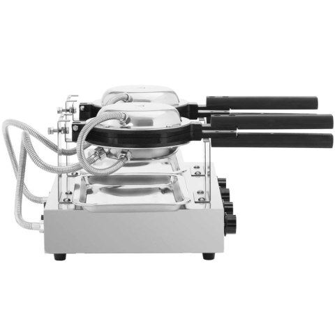 Gofrownica bąbelkowa podwójna do gofrów bubble waffle TEFLON 2 x 1400 W Gofrownica bąbelkowa podwójna do gofrów bubble waffle TEFLON 2 x 1400 W