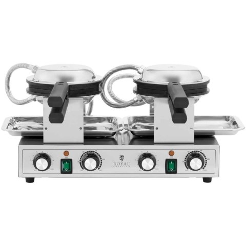 Gofrownica bąbelkowa podwójna do gofrów bubble waffle TEFLON 2 x 1400 W Gofrownica bąbelkowa podwójna do gofrów bubble waffle TEFLON 2 x 1400 W