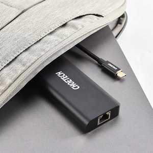 Stacja dokująca adapter hub USB Typ C 6w1 100W PD czarny Stacja dokująca adapter hub USB Typ C 6w1 100W PD czarny