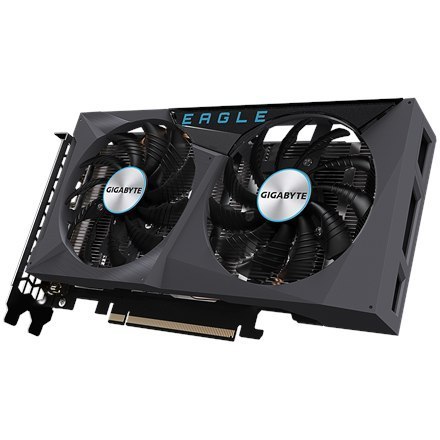 Gigabyte GV-N3050EAGLE OC-8GD 1.0 NVIDIA, 8 GB, GeForce RTX 3050, GDDR6, PCI Express 4.0, HDMI ports quantity 2, Memory clock sp Gigabyte GV-N3050EAGLE OC-8GD 1.0 NVIDIA, 8 GB, GeForce RTX 3050, GDDR6, PCI Express 4.0, HDMI ports quantity 2, Memory clock sp