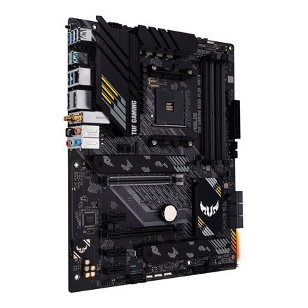 Asus TUF GAMING B550-PLUS WIFI II Processor family AMD, Processor socket AM4, DDR4 DIMM, Memory slots 4, Supported hard disk dri Asus TUF GAMING B550-PLUS WIFI II Processor family AMD, Processor socket AM4, DDR4 DIMM, Memory slots 4, Supported hard disk dri