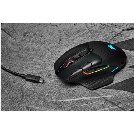 Corsair Gaming Mouse DARK CORE RGB PRO SE Wireless / Wired, 18000 DPI, połączenie bezprzewodowe, 2000 Hz, Rechargeable, Black Corsair Gaming Mouse DARK CORE RGB PRO SE Wireless / Wired, 18000 DPI, połączenie bezprzewodowe, 2000 Hz, Rechargeable, Black