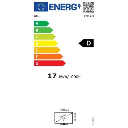 Dell Monitor E2724HS 27", VA, FHD, 1920 x 1080, 16:9, 5 ms, 300 cd/m², Czarny, 60 Hz, Liczba portów HDMI 1 Dell Monitor E2724HS 27", VA, FHD, 1920 x 1080, 16:9, 5 ms, 300 cd/m², Czarny, 60 Hz, Liczba portów HDMI 1
