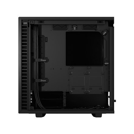 Fractal Design Define 7 Mini Black Solid, mATX, Mini-DTX, Mini ITX, zasilacz w zestawie Nie